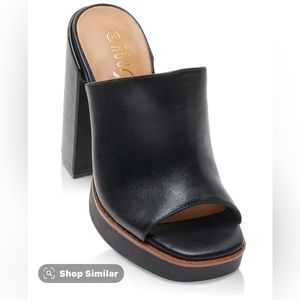 Womens Block heel Platform